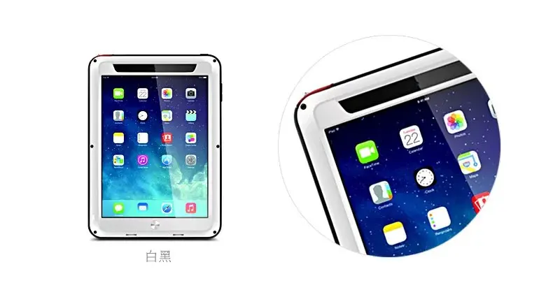 Ударопрочный водонепроницаемый чехол Love Mei для iPad Mini 1 2 3/iPad 3 4/5 Air защитная пленка