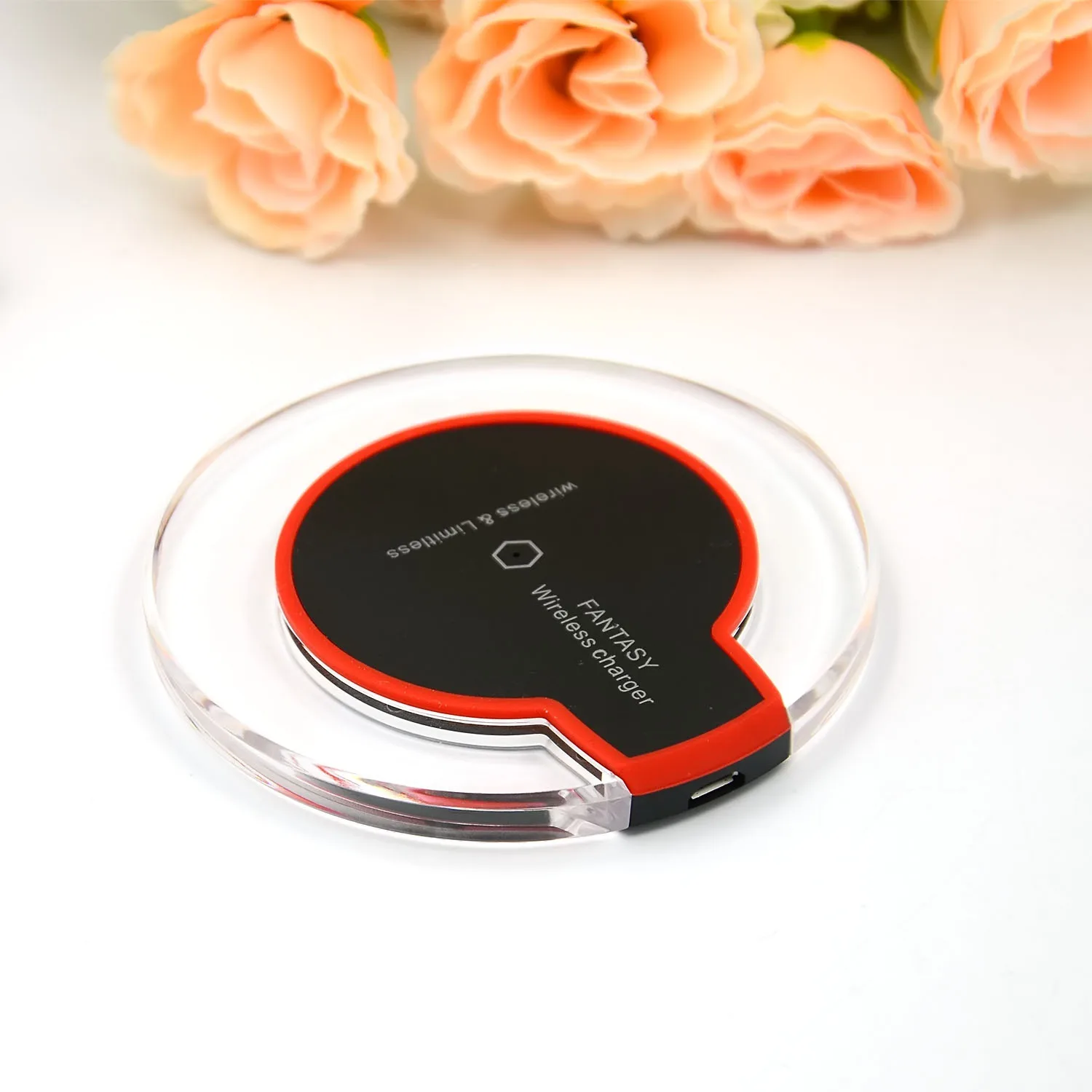 Besegad Qi Беспроводное зарядное устройство для зарядки power Pad Подставка Samsung Galaxy S8 Plus