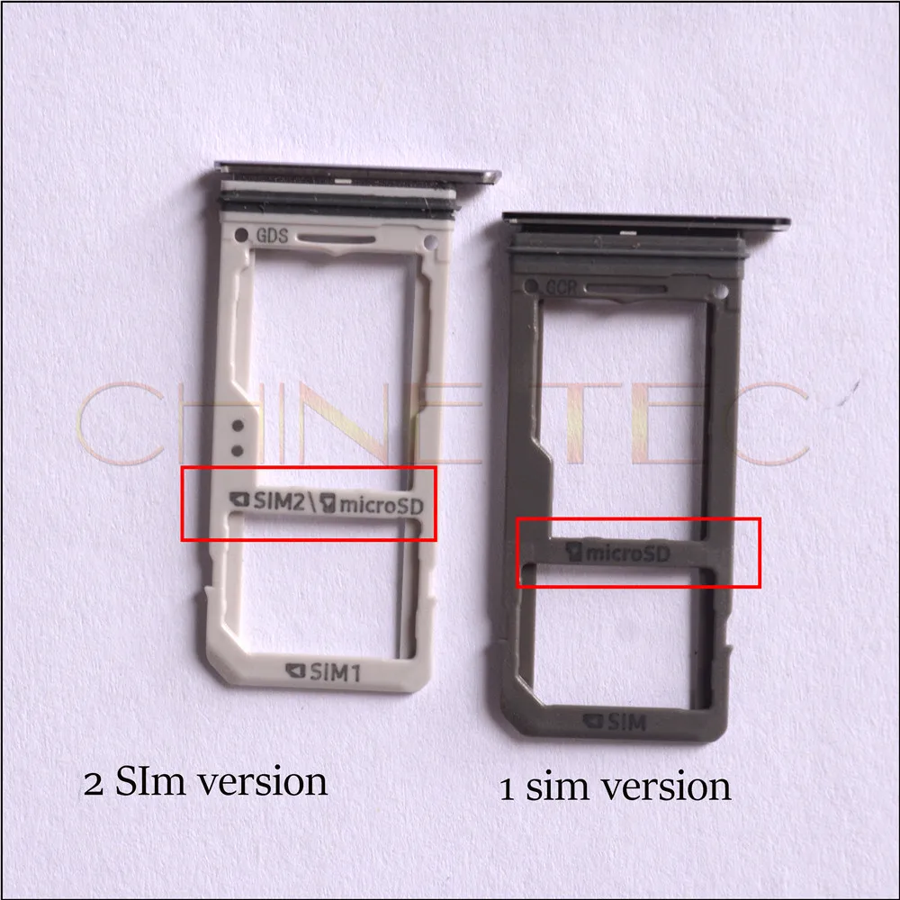 10 шт. новинка оригинал для Samsung Galaxy S8 G950 plus G955 слот sim карты держатель SD адаптер все