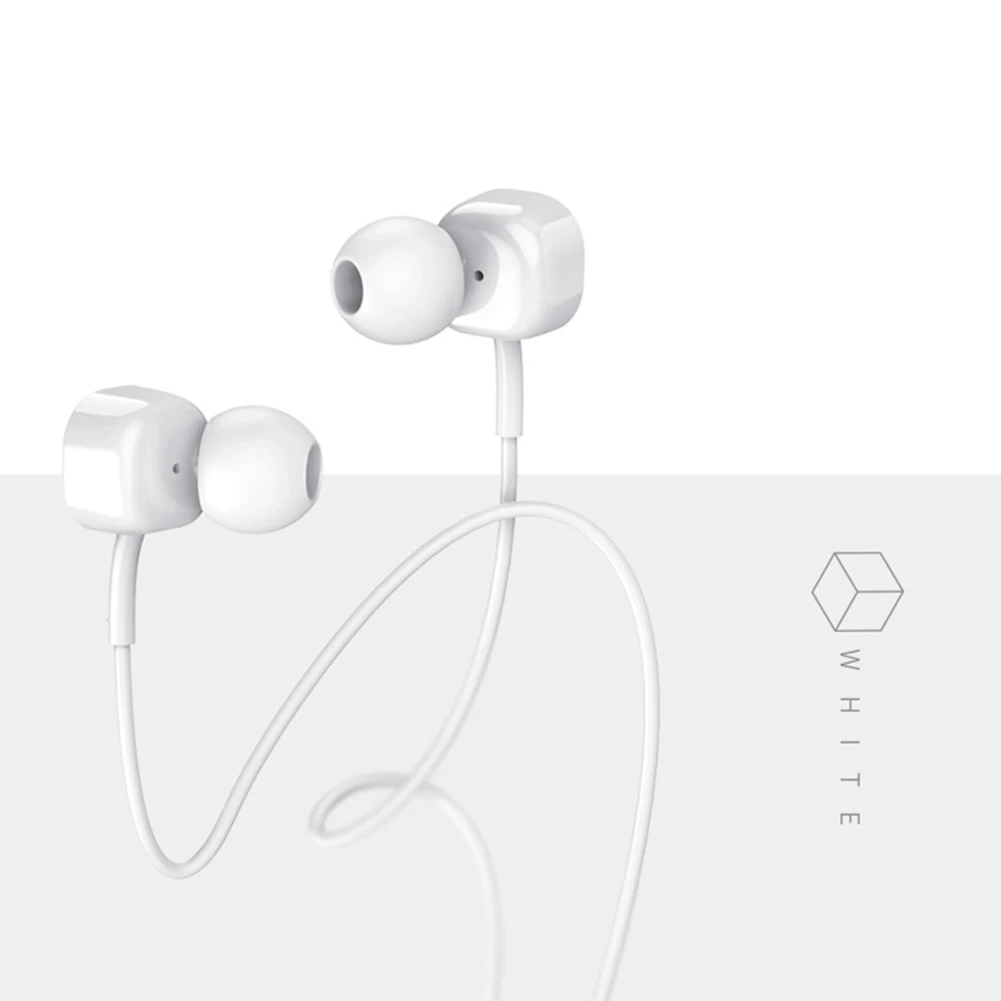 USAMS EP In-Ear квадратная маленькая стереогарнитура 1,2 м 3,5 мм наушники проводные наушники с микрофоном