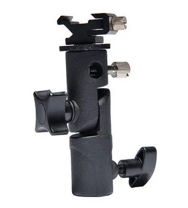 Металлический кронштейн для вспышки типа E универсальный держатель зонта с креплением на винтах 1/4 &quotдо