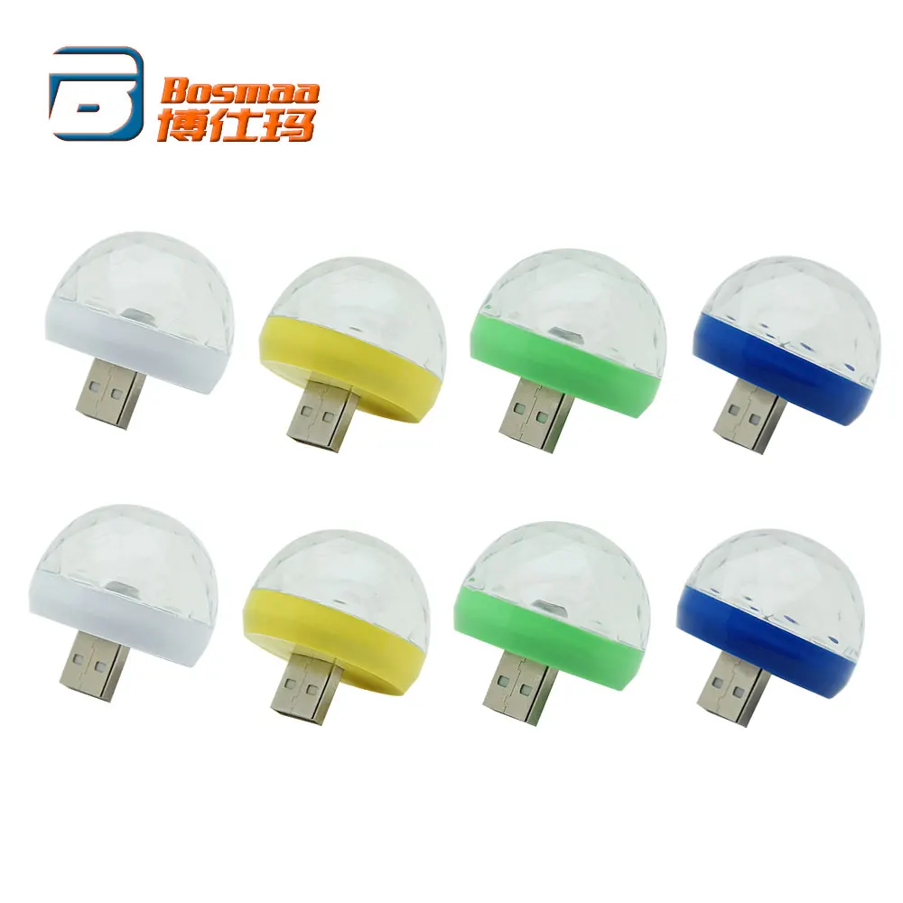 Оптовая продажа BOSMAA Mini USB RGB светодиодный декоративный атмосферный свет