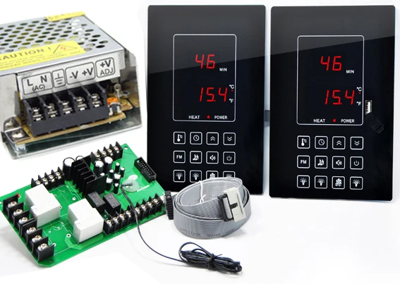 220V110V 30A сухой паровой кислородный бар Сауна Комнатный контроль температуры Лер для контроля температуры и светильник