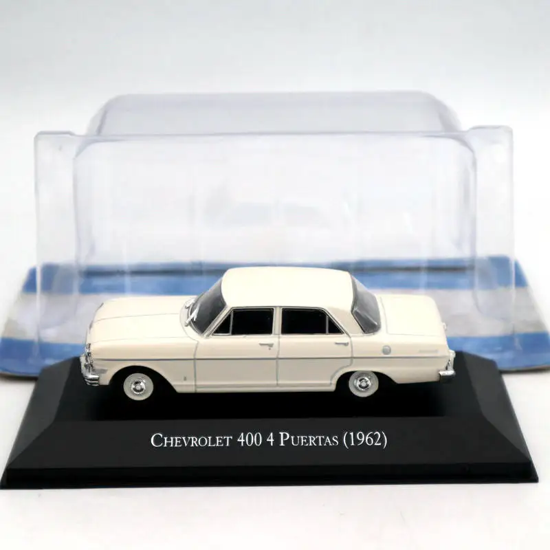 IXO Altaya 1:43 Chevrolet 400 4 Puertas 1962 белые литые модели ограниченная серия коллекционные