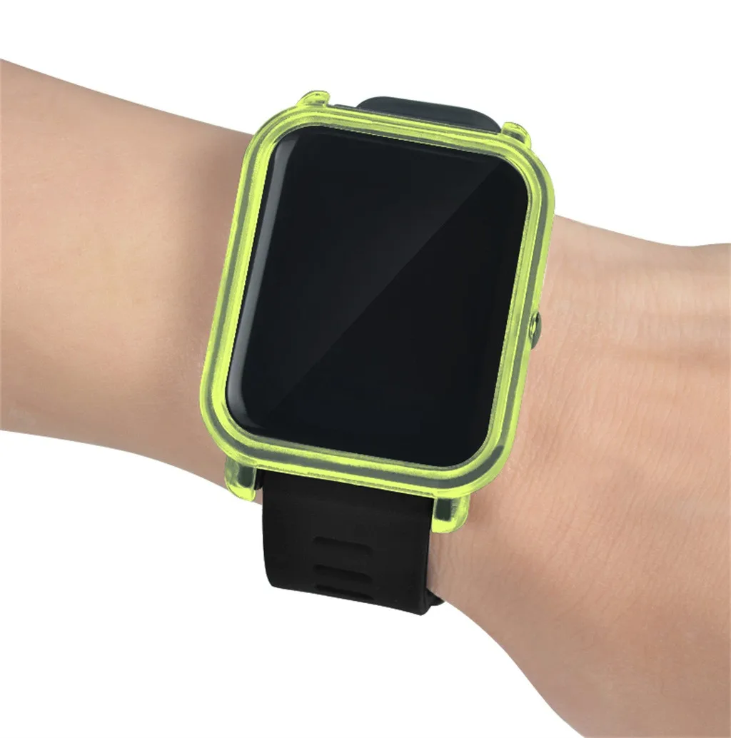 Стильный противоударный защитный чехол из поликарбоната для Amazfit Huami Bip Younth Watch