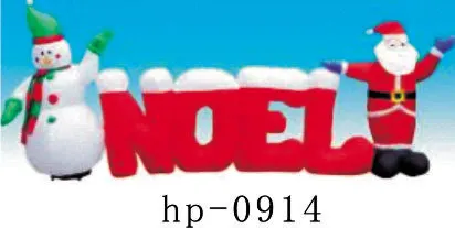 Горячий надувной Санта-Клаус праздничное благословение мультфильм Надувное