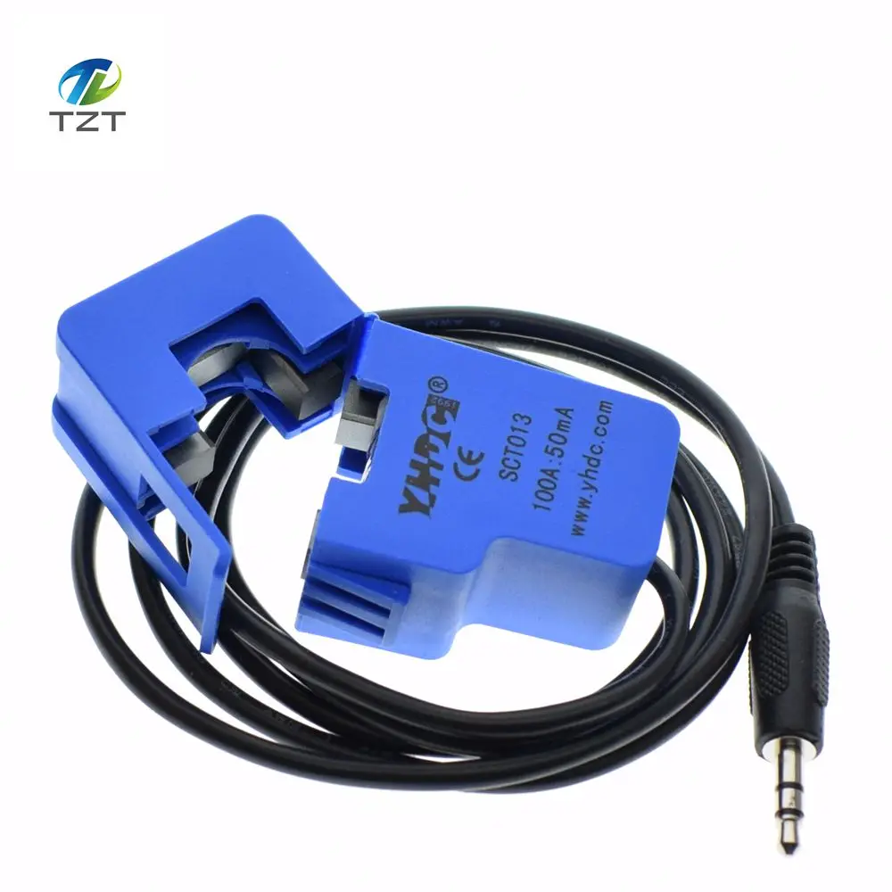 1 шт. неинвазивный сплит сердечник трансформатор тока переменного Датчик 100A SCT 013