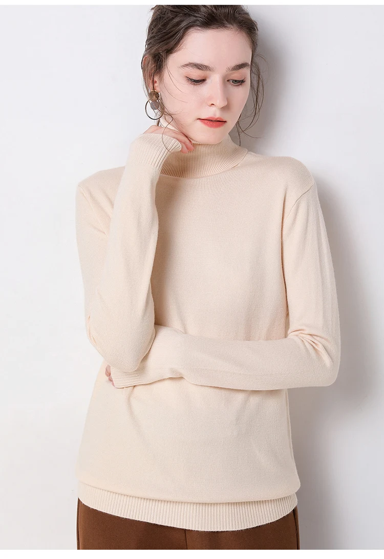 Autumn Winter sweater women turtleneck cashmere sweater knitted pullover women sweter fashion sweaters new Plus Size tops