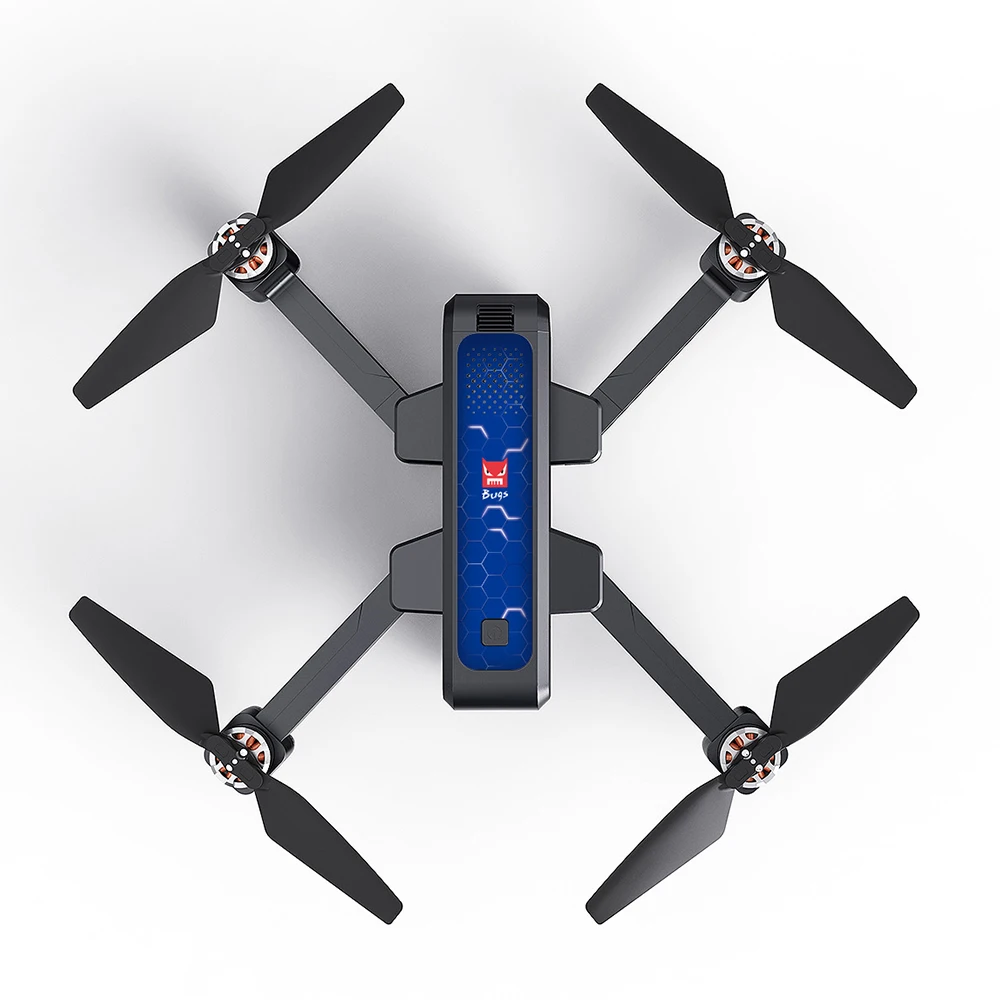 Бесщеточный складной Дрон MJX Bugs 4 W B4W 5G GPS с Wi Fi FPV 4K HD камерой антивибрацией 1 6 км 25