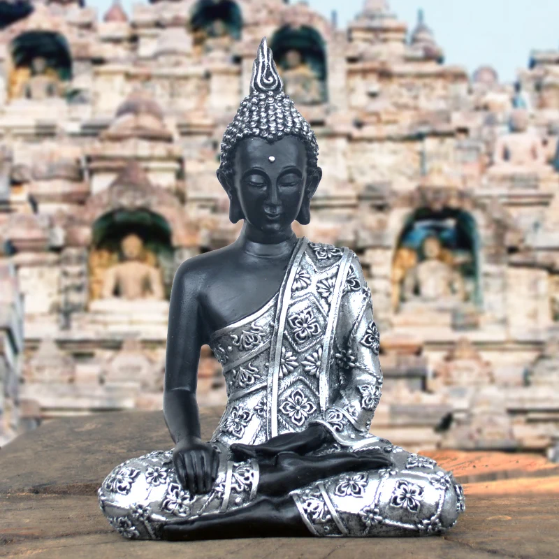 Thai Buddha Meditating Peace Harmony Statue | Дом и сад