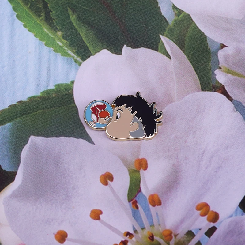 Кот автобус брошь Ghibli Мой сосед Тоторо Вдохновленный булавка милый аниме fandom