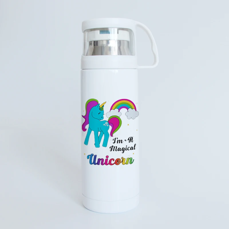 Новое поступление Единорог термос чашка бутылка из нержавеющей стали Термочашка