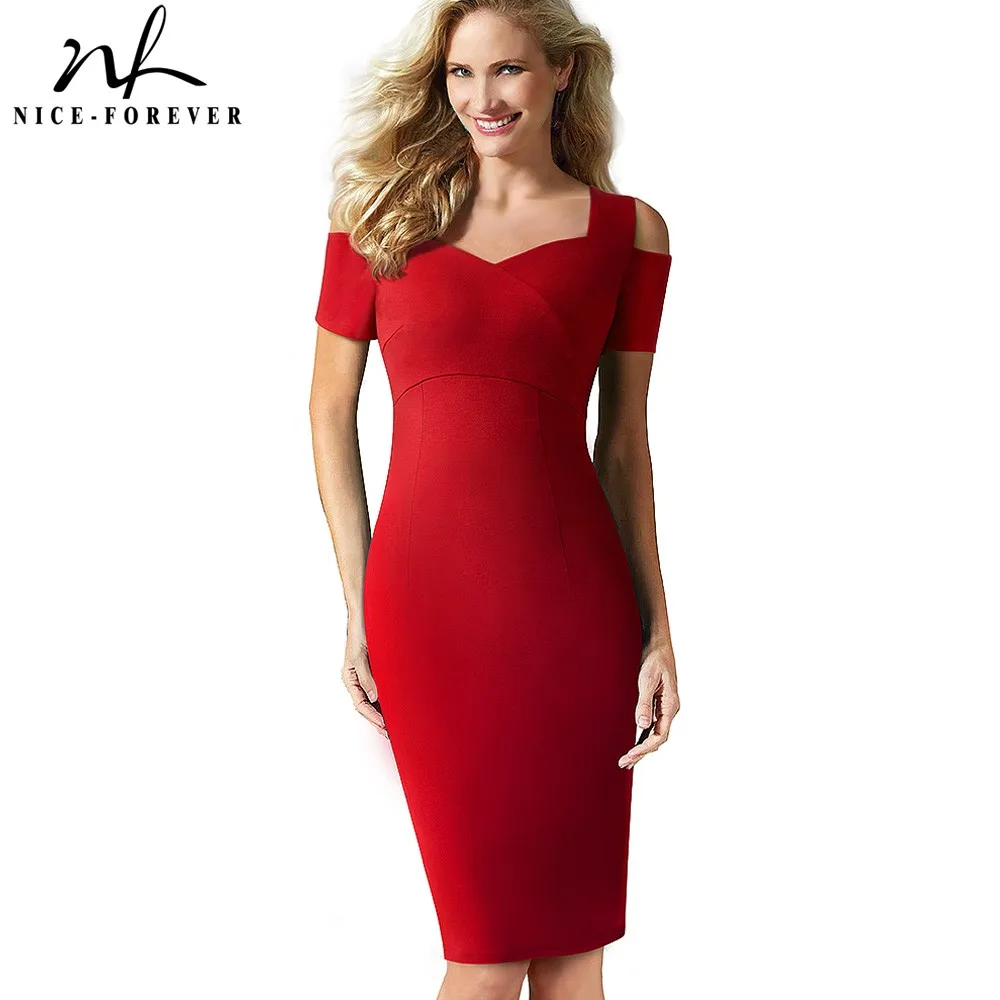 Хорошее forever винтажное элегантное однотонное платье с открытыми плечами vestidos