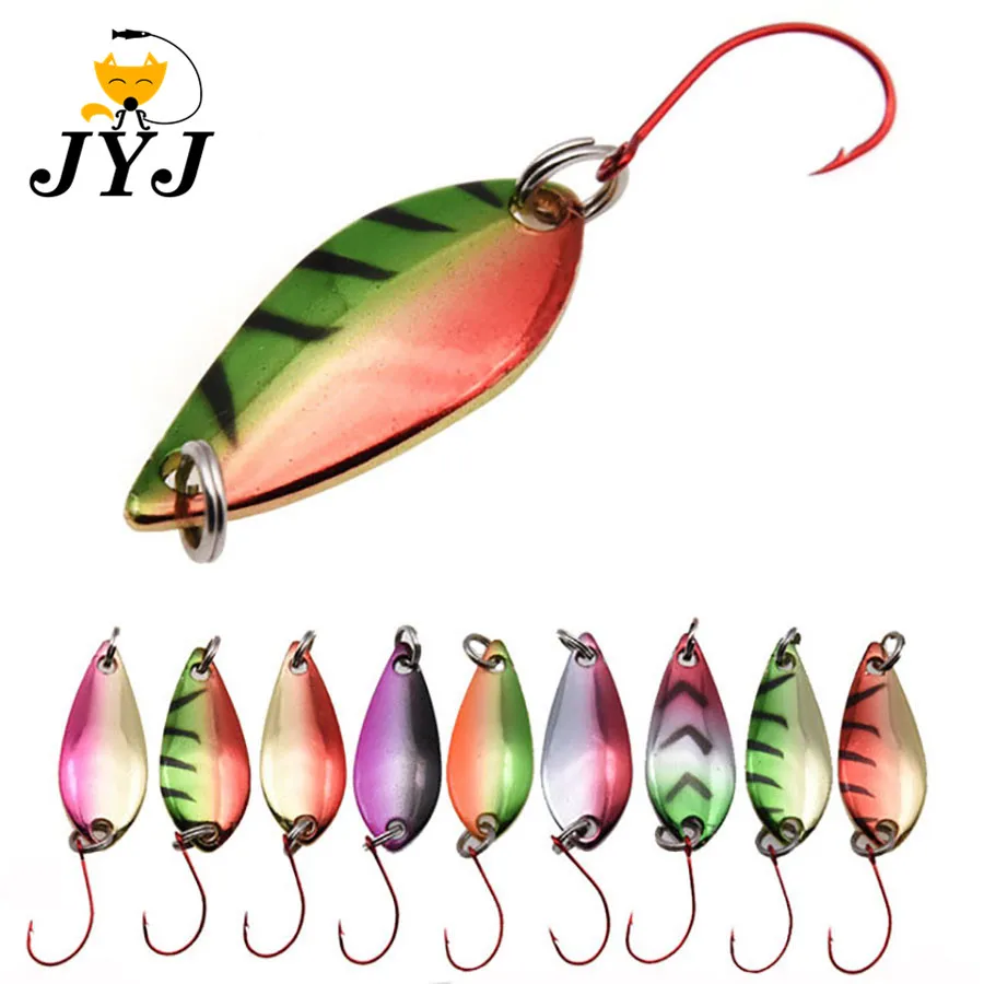 9 шт. супер металлическая рыболовная ложка приманка жесткая для моряка ловля