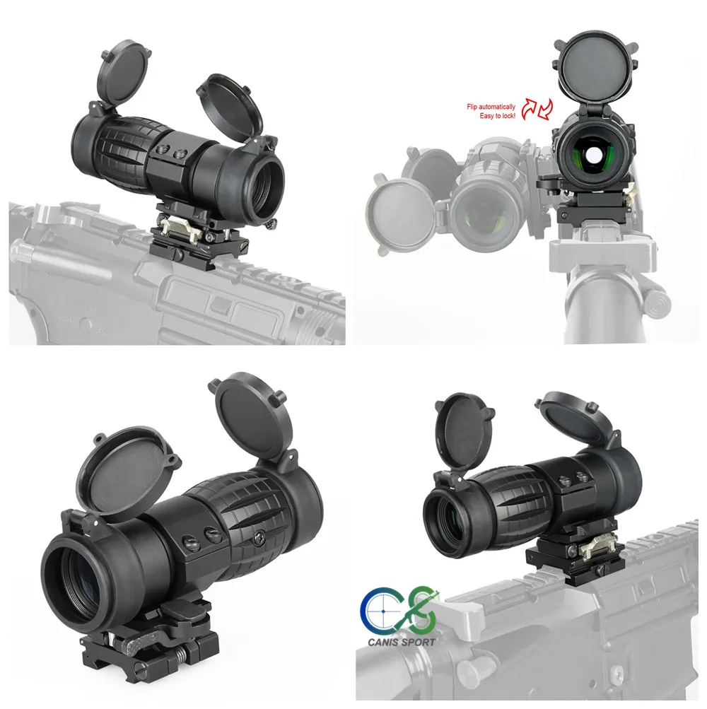 PPT 3X охотничий прицел 3x Призма тактический прицел с баллистическим CQ сетка HAMR 4x24 прицел Снайперский прицел страйкбол воздушные пистолеты 1-0309