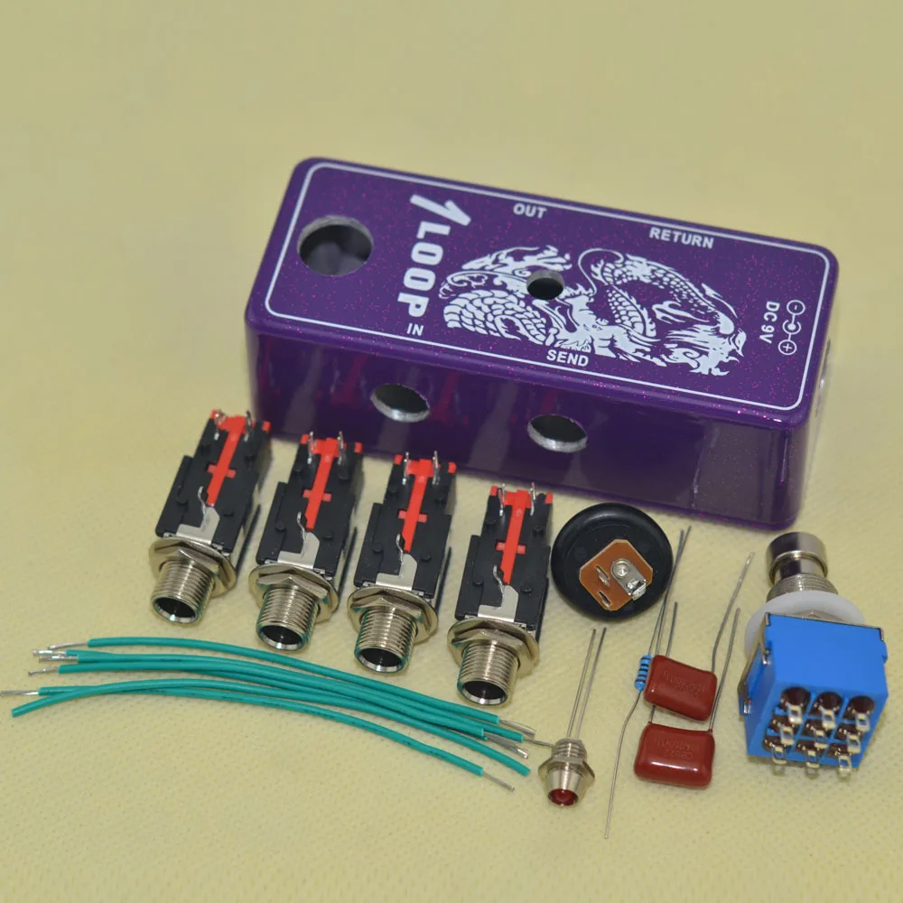 DIY True-Bypass мини AB Box наборы педалей для гитары педаль эффектов с 1590A