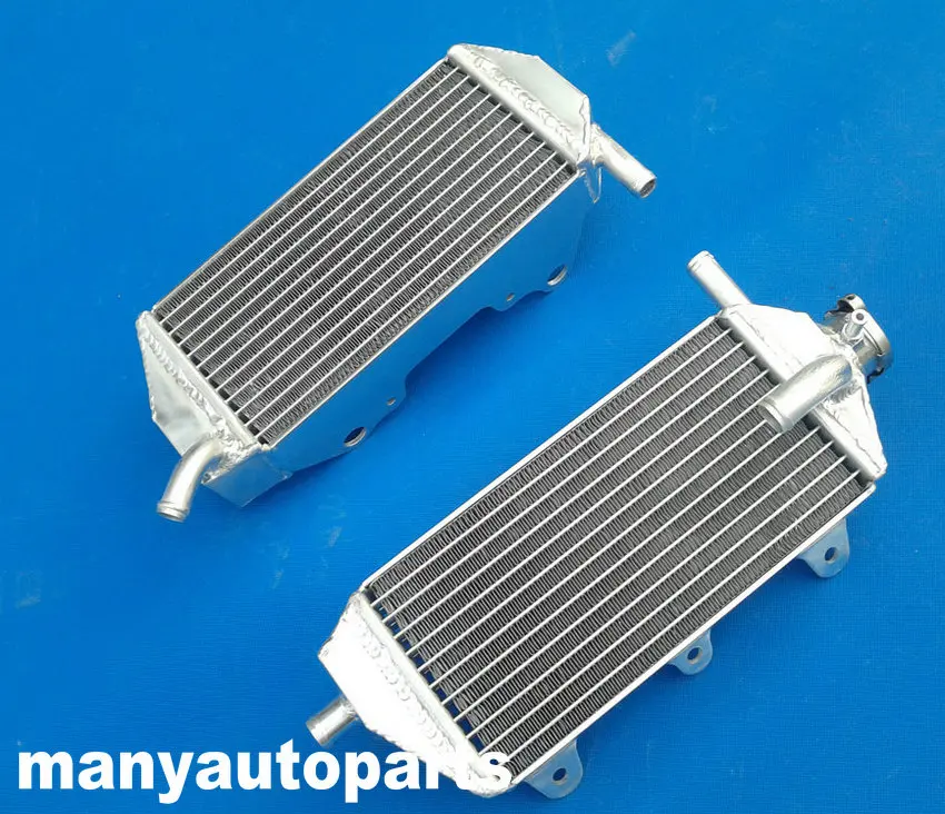 Для YAMAHA YZF450 YZ450F YZ 450 F 2010 2011 2012 2013 алюминиевый радиатор с синим шлангом | Автомобили