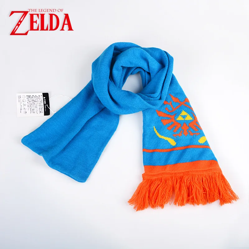 Шарф Legend of Zelda Hailar Warriors синий оранжевый шарф для мужчин и женщин рождественский