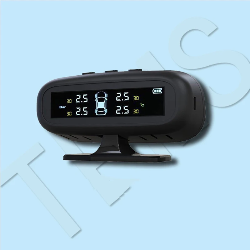 Скрытый TPMS автомобильный Солнечный беспроводной контроль давления в шинах Автомобильная сигнализация Мониторинг давления в шинах внешние автомобильные аксессуары