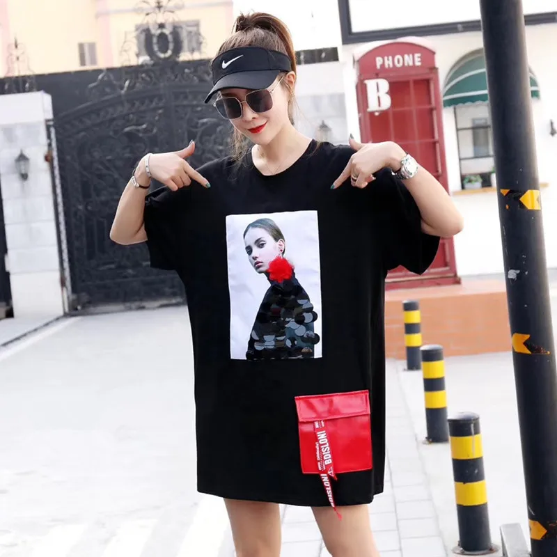 Футболка с принтом персонажа женская футболка коротким рукавом блестками