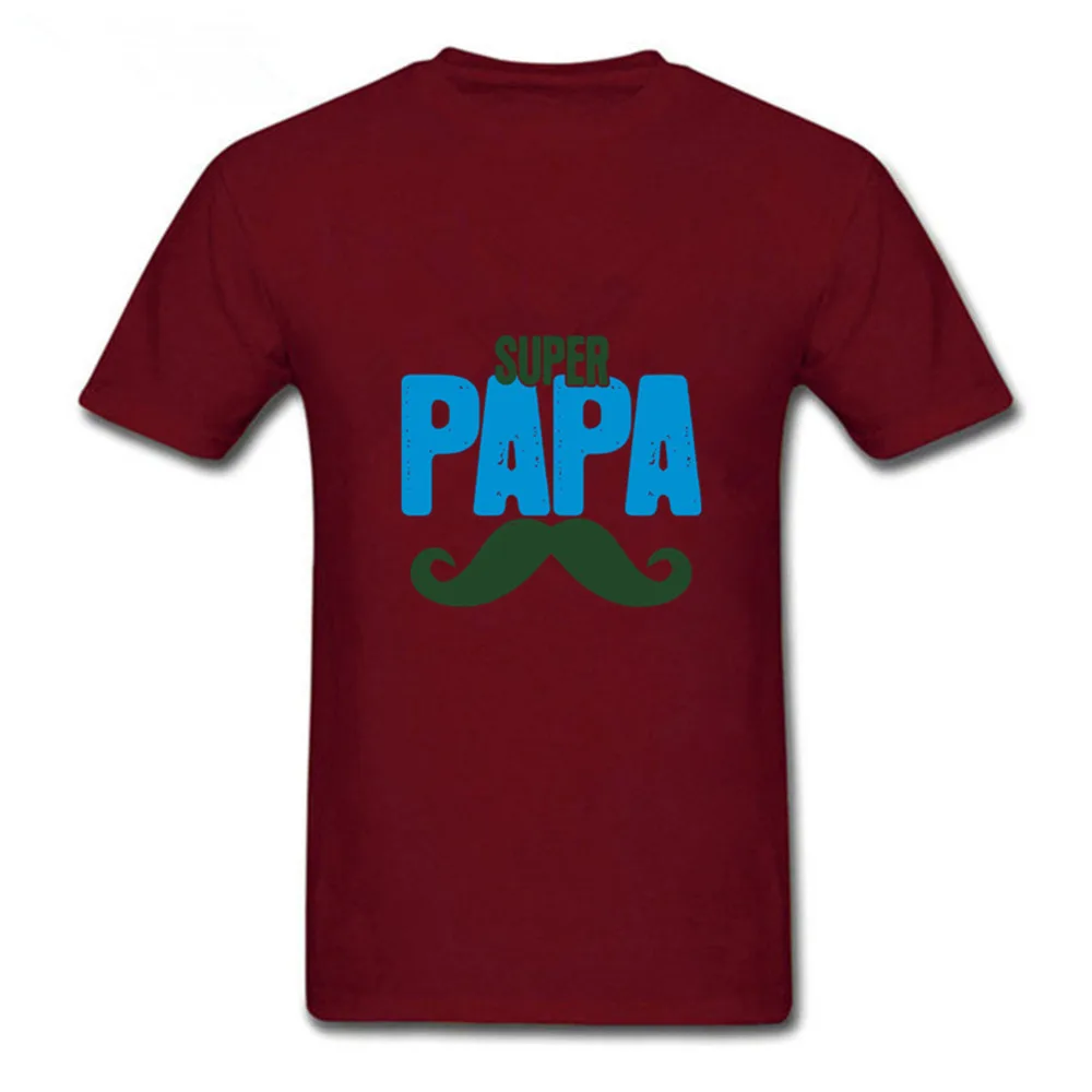 Супер папа футболки мужские дешевые Camisetas отец подарок короткий рукав одежда для