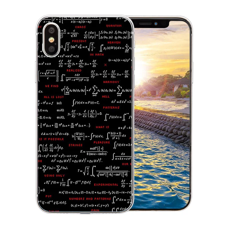 Чехол для телефона Apple iPhone 7/8 Plus X 10 цветной узор 5C 5S SE 6 6S задняя крышка Мягкий