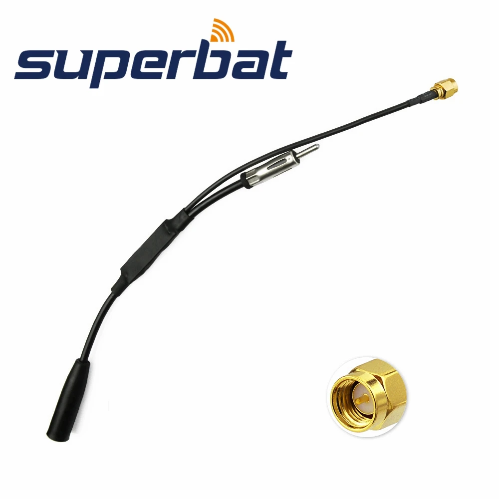 Superbat DAB/DAB + антенный усилитель распределитель адаптер кабель разъем SMA для