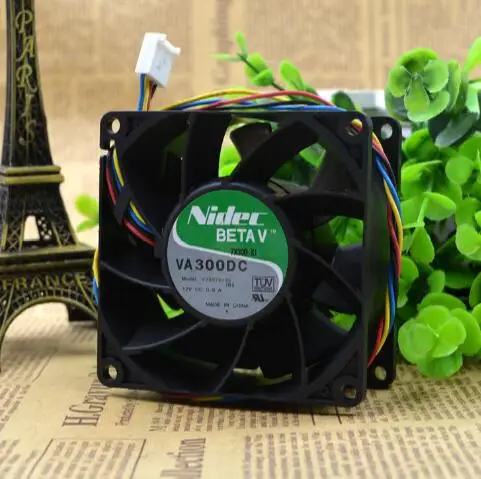 Вентилятор шасси IBM Nidec BETAV VA300DC V35072 35 12 В 0 9 А 8 см 80*80*38 4 провода|chassis fan|4 wire fan8cm fan |