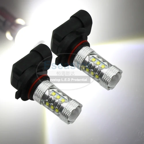 Eseastar 2 шт./лот 9-32 в высокой мощности яркость 80 Вт LED C.R.E.E XBD HB3 светодиодные