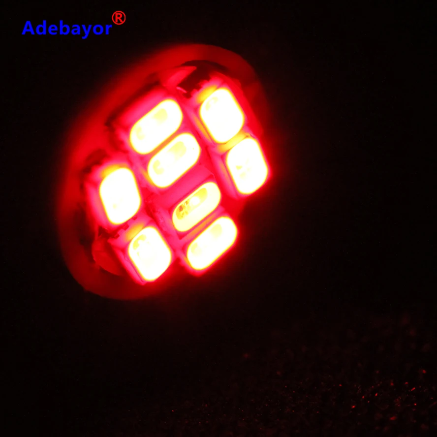 50 шт. 194 W5W 8 СВЕТОДИОДНЫЙ Автомобильный авто светодиодный 1206 smd 3020 Светодиодный