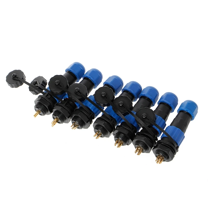 IP68 SP13 1Pin/2Pin/3Pin/4Pin/5Pin/6Pin/7Pin водонепроницаемый разъем Кабельный L15|5pin waterproof connector|2pin