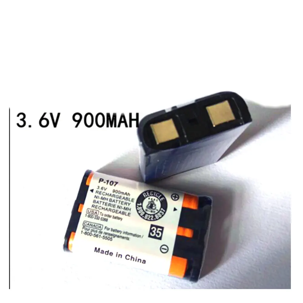 

Wireless telephone fixed line Battery for Panasonic landline P-107 KX-TG3034B TG3034S KX-TG6021 KX-TG6022 KX-TG6022B KX-TG6023M