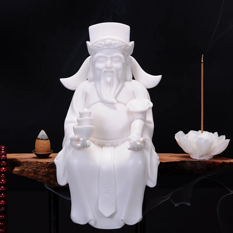 Выветриваемые деревянные благовония с керамическим Lucky God of Wealth бусины