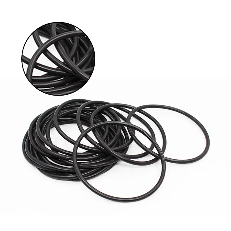 Фторрезиновое кольцо 5 шт./лот черное уплотнительное FKM CS: 2 4 мм OD45/46/47/48/49/50
