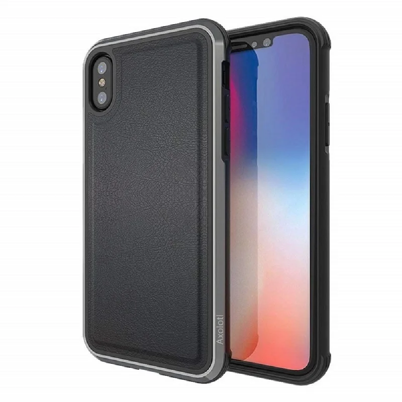 Алюминиевый чехол для телефона iPhone X XS защитный Axolotl военный класс Fundas|Бамперы| |