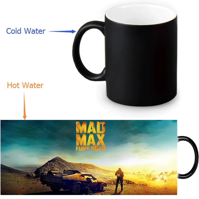 Кружка Mad Max Fury Road цветная кружка из керамики чувствительная к нагреванию 300 мл