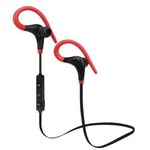 BT1-RED Nouvve Bluetooth наушники, Спортивные Беспроводные наушники, bluetooth-гарнитура с защитой от пота, басовые наушники с микрофоном для телефона, iPhone, Xiaomi - Цвет: BT1-RED
