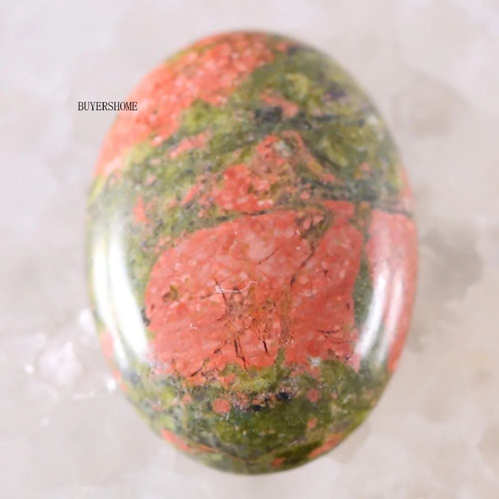 18x25MM Oval Natural Stone Bead Multi Color Unakite Epidote CAB Cabochon For Jewelry Making DIY Bracelet Necklace 5Pcs K565 | Украшения и