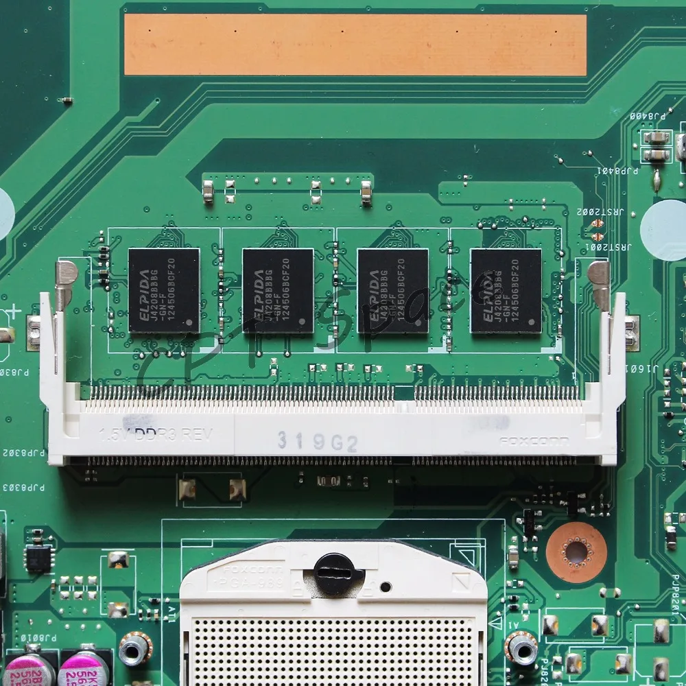 X75VD материнских плат REV: 2,0 GT610M для ASUS X75V X75VC X75VB R704V X75VD Материнская плата ноутбука DDR3 HM76 8 шт. видео памяти тест