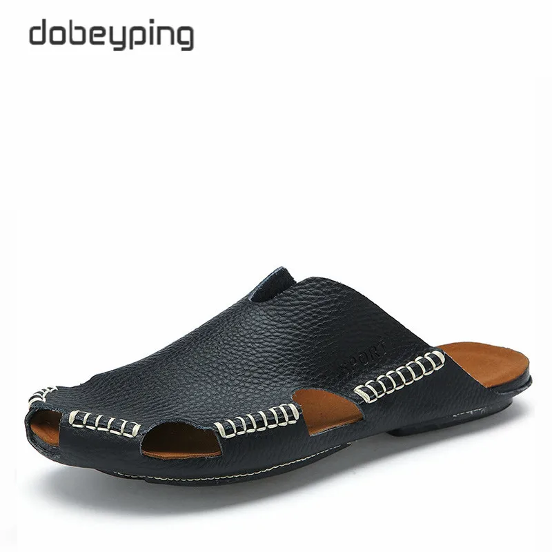 2017 новое поступление Летняя мужская обувь повседневные мужские шлепанцы из