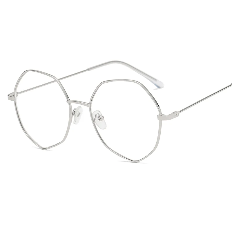 2018 Модные мужские и женские очки оправа многоугольник большое плоское зеркало в