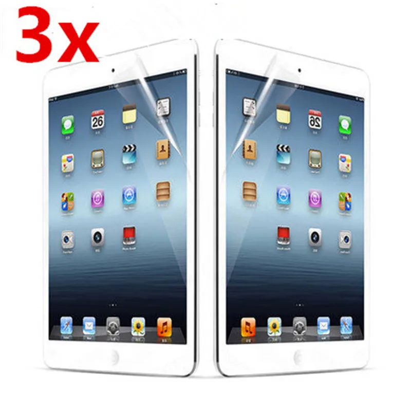 3X прозрачная защитная пленка для Apple iPad mini 1 2 3 4 9 7 2017 2018 Air 12 Pro 10 пленка|Защитные