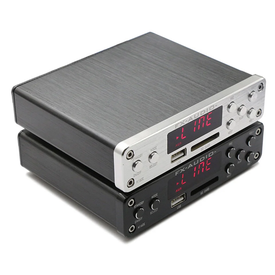 Fx-аудио M-160E Bluetooth 4 0 цифровой аудио усилитель вход USB/SD/AUX/PC-USB Loseless плеер для