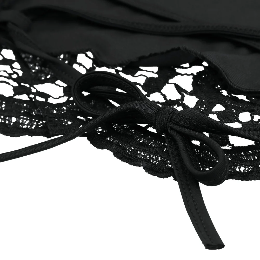 Летние Для женщин Топ сексуальный глубокий v-образный вырез с лямкой через шею