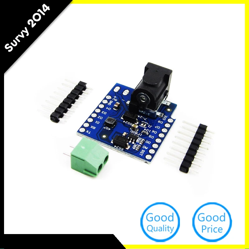 Для WEMOS D1 Mini DC Power Shield V1.1.0 макетная плата для Wemos Мини щит|development board|board developmentwemos d1 |