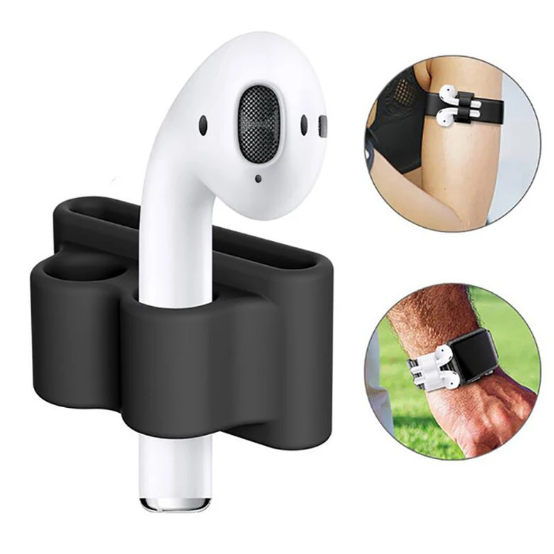 Силиконовый чехол для защиты от потери держатель Apple AirPods и аксессуары цветной
