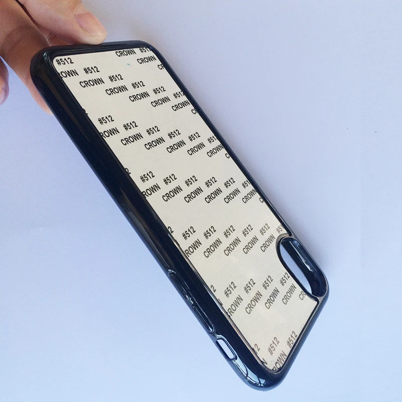 Сублимационный чехол из ТПУ для iPhone 7 6 6s x 2D с пустой краской мягкие листы ПЭТ