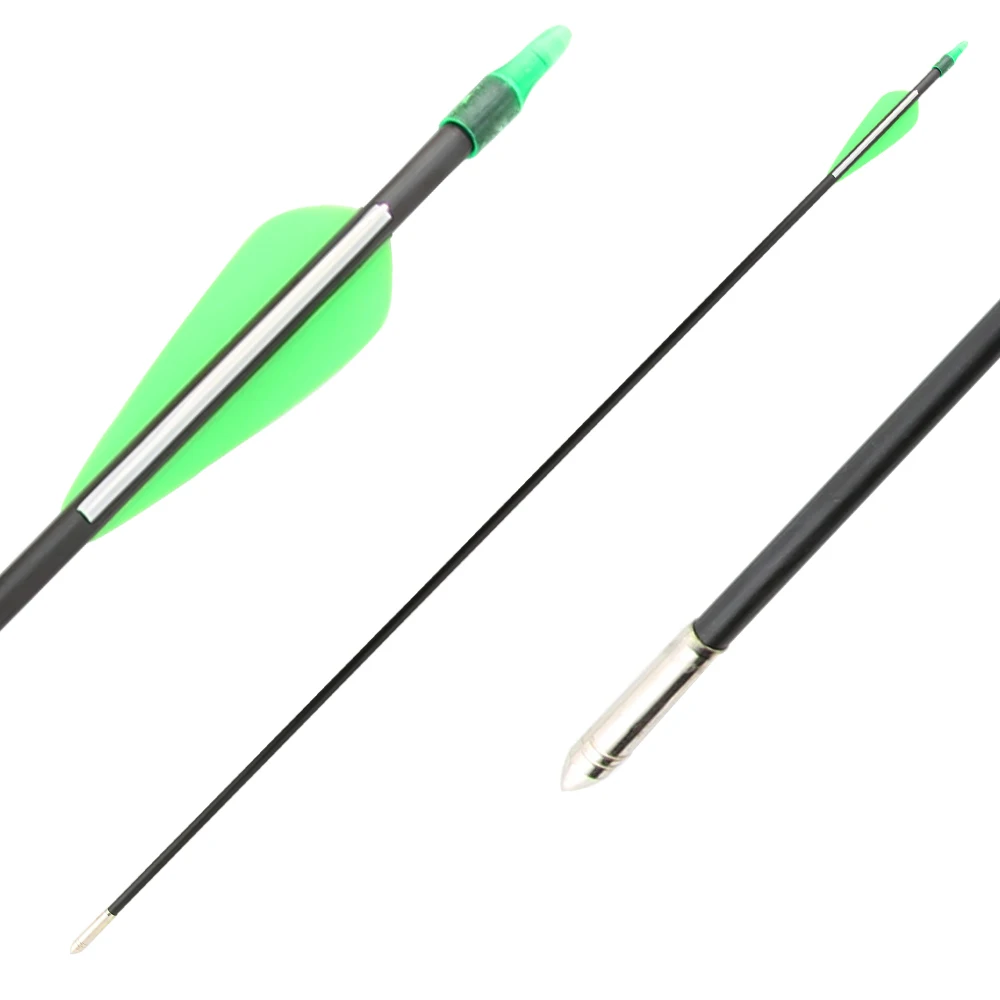PANDARUS Spine700 стекловолокна 6/12/24 шт. 30 &quotстрелка черный И Стекловолоконный зеленый