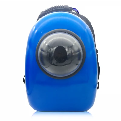 Blue Космическая капсула для кошек, дорожные сумки для переноски, переноска для домашних животных, дышащий рюкзак для щенков, переносная сумка для собак - Цвет: Blue
