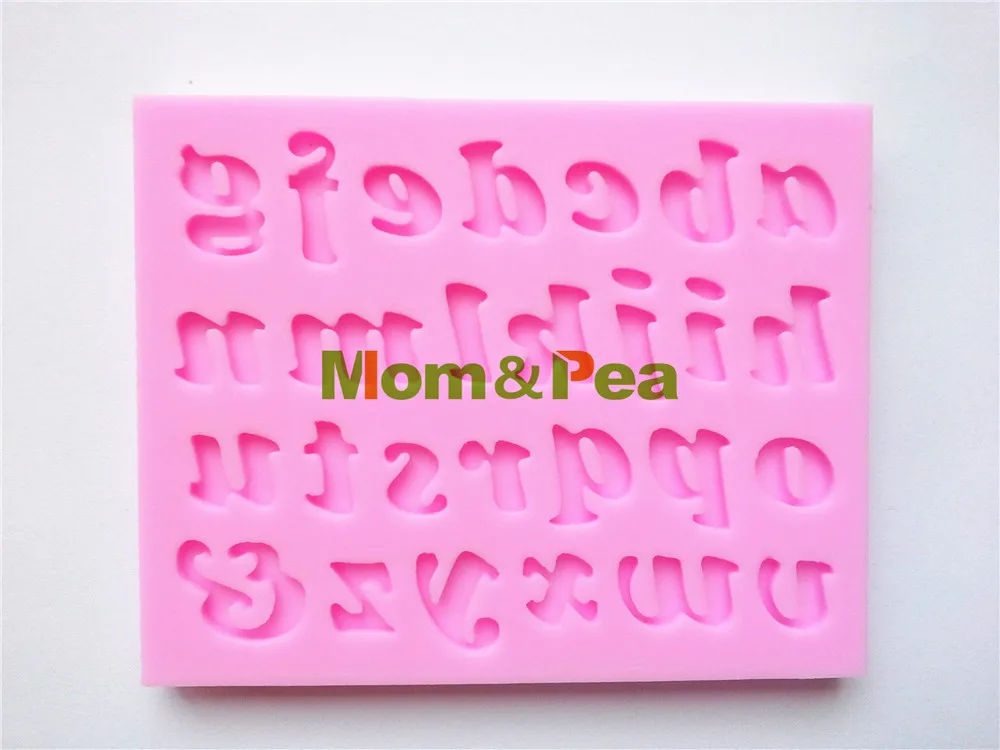 Mom&ampPea 0157 Free Shipping Characters Letter Shaped Silicone Mold Cake Decoration Fondant 3D Food Grade Mould | Дом и сад